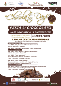 Caserta: Chocolate Days. Presentata al Comune la IV edizione