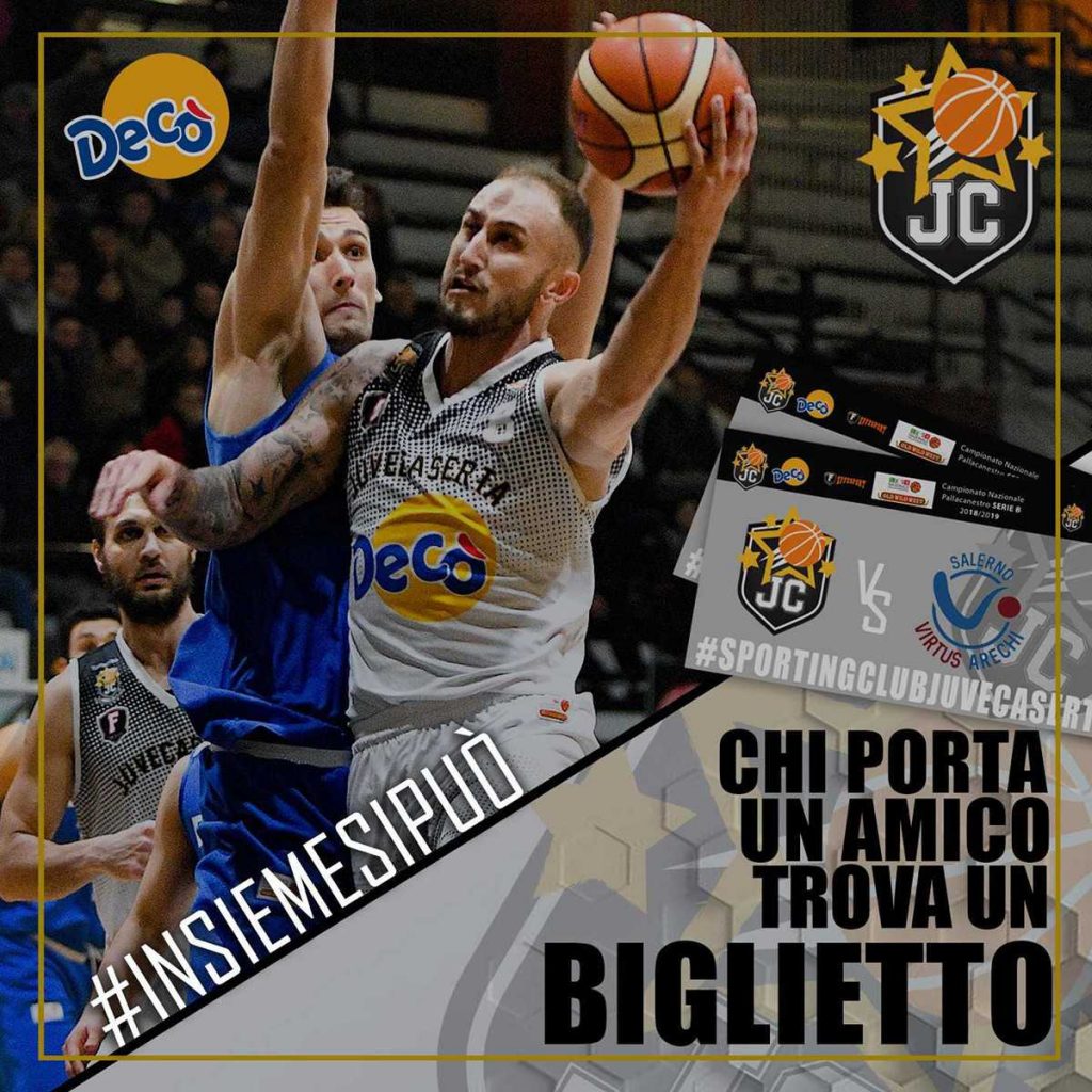 “Porta un amico al Paladecò”: è questa l’iniziativa adottata dalla Decò Caserta