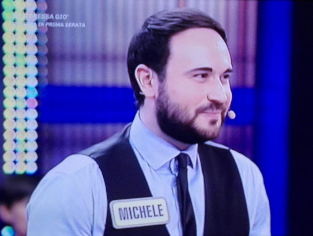 Il coach casertano Michele Sagnella partecipa ad "Avanti un altro" condotto da Paolo Bonolis