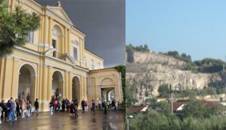 CASERTA. Il Santuario di Santa Lucia non è interessato dai lavori in corso sulla montagna alle sue spalle - Belvedere News - Alessandro Fedele