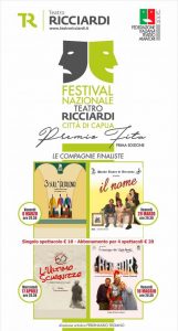 Capua, Al teatro Ricciardi il Festival del Teatro