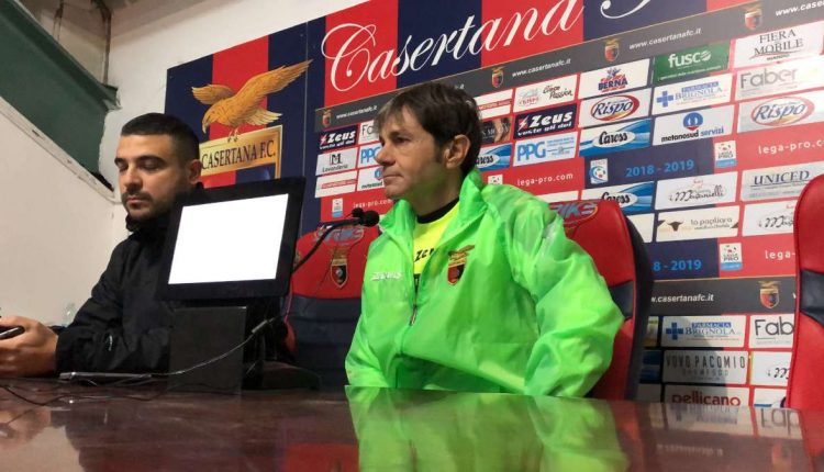 Vigilia del match Casertana-Viterbese ecco le dichiarazioni di Mr. Di Costanzo