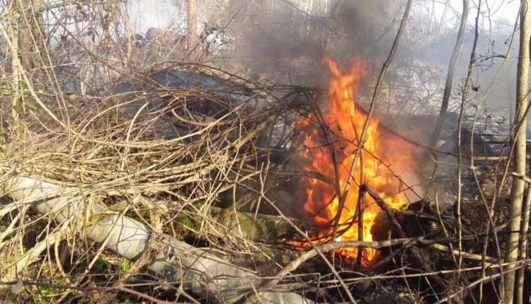 Gioia Sannitica. Si incendia discarica a cielo aperto. Tutte le foto