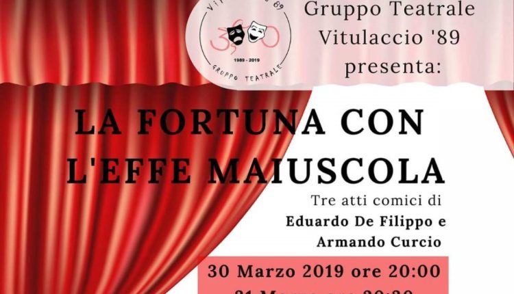Vitulazio. La Fortuna con la Effe Maiuscola. Il 30 e 31 marzo all'Auditorium Giovanni Paolo II