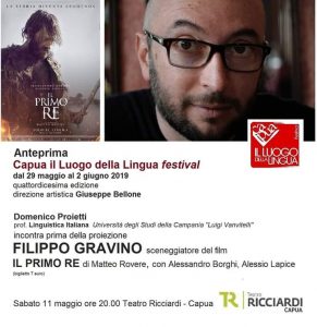 Al Ricciardi l’anteprima di "Capua il Luogo della Lingua festival"