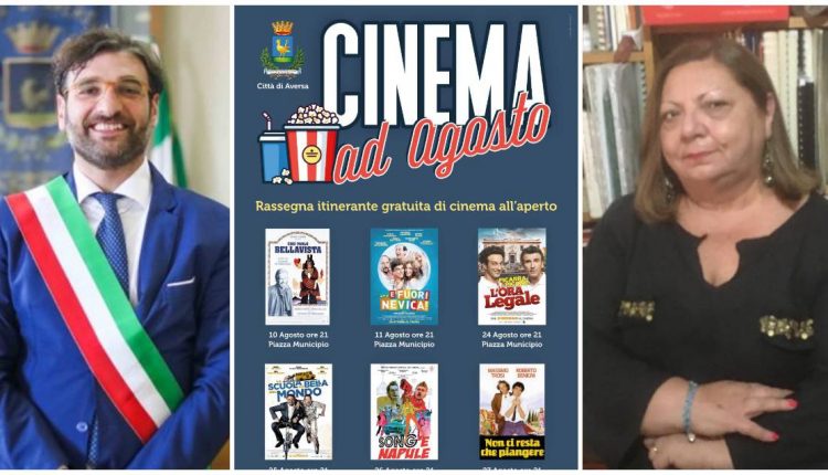 Parte il 10 agosto con un omaggio a Luciano De Crescenzo il Cinema d’Agosto organizzato dal Comune di Aversa