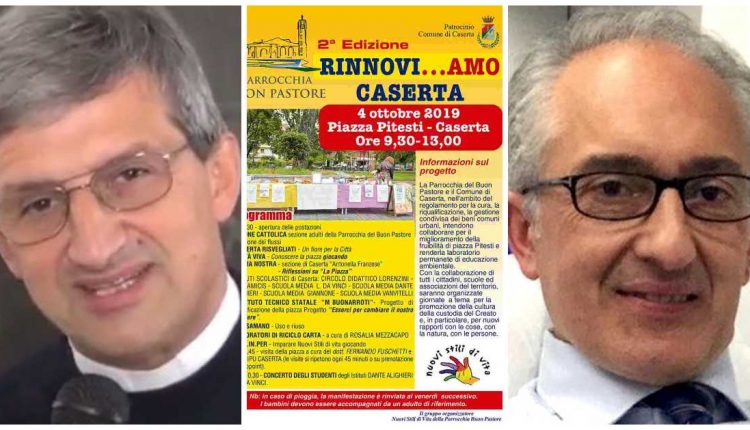 CASERTA. La Parrocchia del Buon Pastore e il Comune insieme per la riqualificazione di Piazza Pitesti